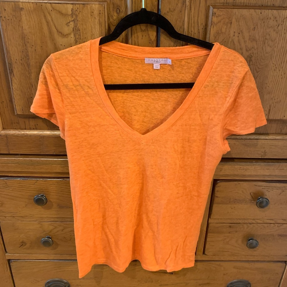 Calypso St. Barth 100 % Linen Tee